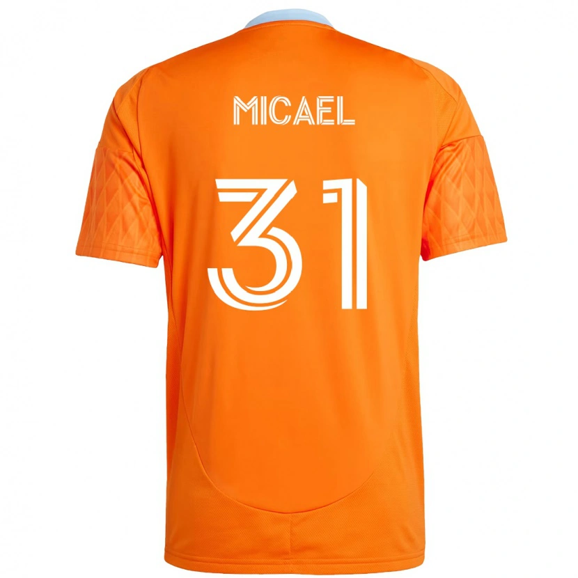 Danxen Barn Micael #31 Orange Vit Hemmatröja Matchtröjor 2025/26 Tröjor T-Tröja