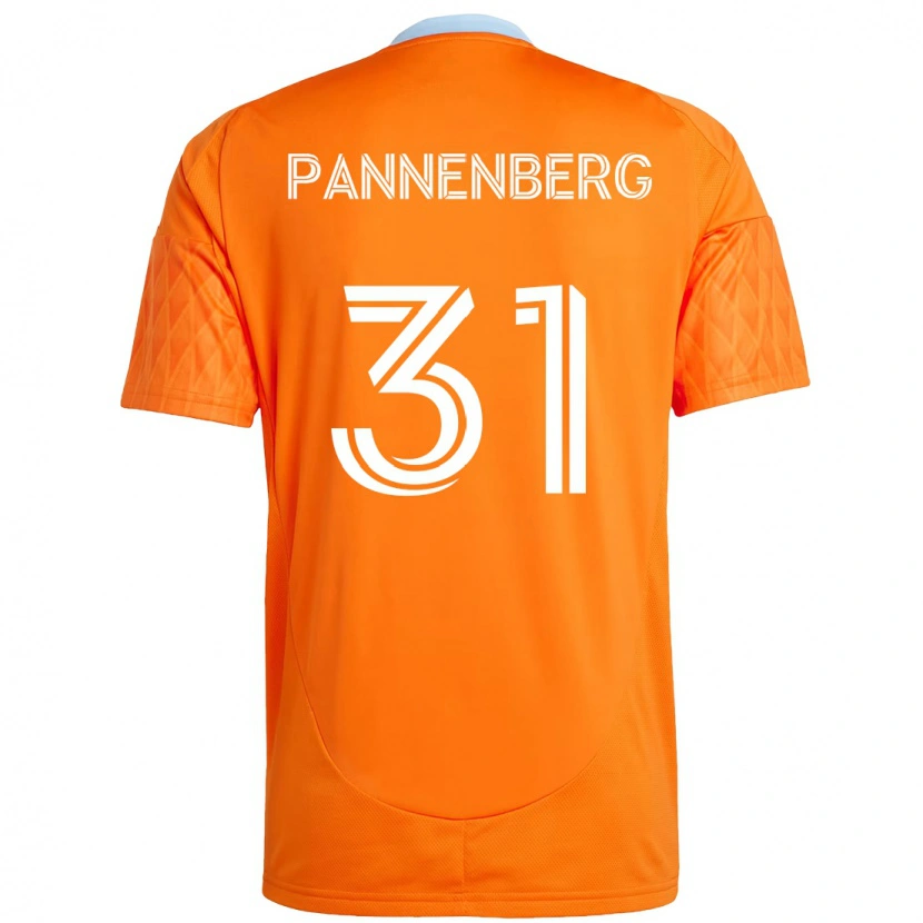 Danxen Barn Andrew Pannenberg #31 Orange Vit Hemmatröja Matchtröjor 2025/26 Tröjor T-Tröja