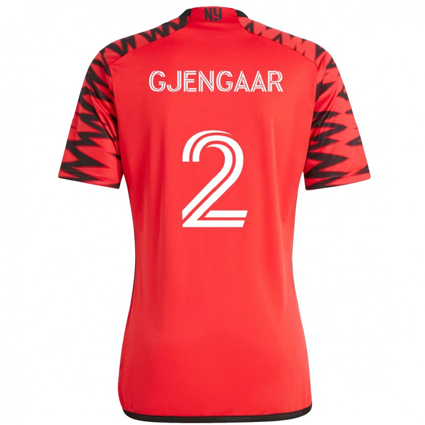 Danxen Barn Dennis Gjengaar #2 Röd Svart Hemmatröja Matchtröjor 2025/26 Tröjor T-Tröja
