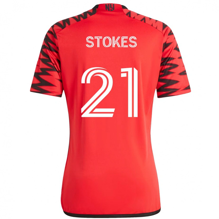 Danxen Barn Aidan Stokes #21 Röd Svart Hemmatröja Matchtröjor 2025/26 Tröjor T-Tröja