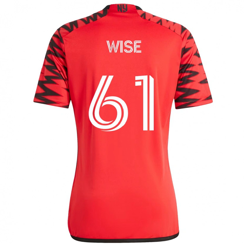 Danxen Barn Henry Wise #61 Röd Svart Hemmatröja Matchtröjor 2025/26 Tröjor T-Tröja