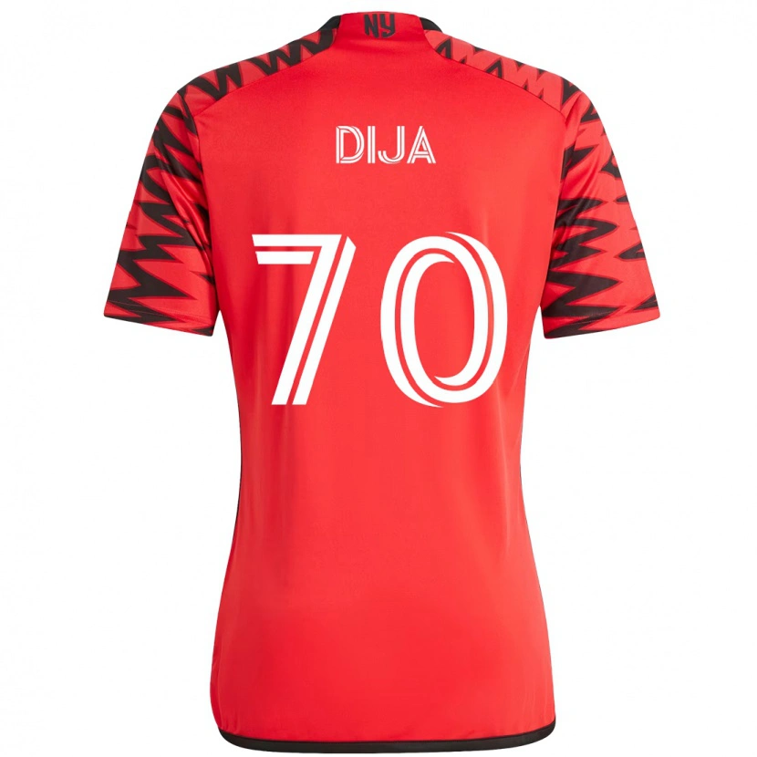 Danxen Barn Dija #70 Röd Svart Hemmatröja Matchtröjor 2025/26 Tröjor T-Tröja