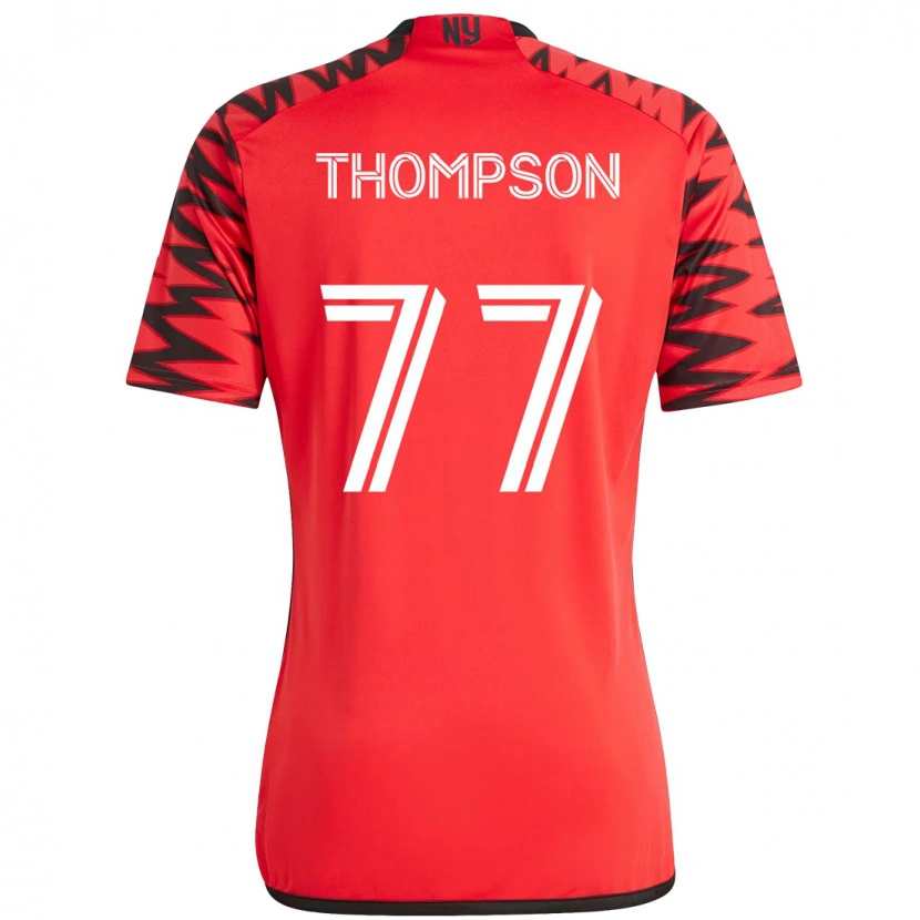 Danxen Barn Amos Shapiro-Thompson #77 Röd Svart Hemmatröja Matchtröjor 2025/26 Tröjor T-Tröja