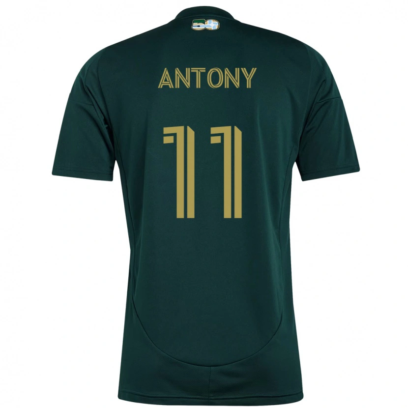 Danxen Barn Antony #11 Svart Brun Hemmatröja Matchtröjor 2025/26 Tröjor T-Tröja