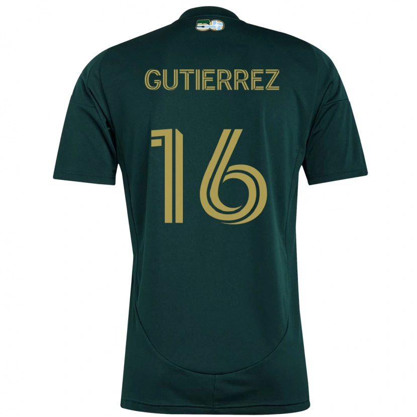 Danxen Barn Diego Gutiérrez #16 Svart Brun Hemmatröja Matchtröjor 2025/26 Tröjor T-Tröja