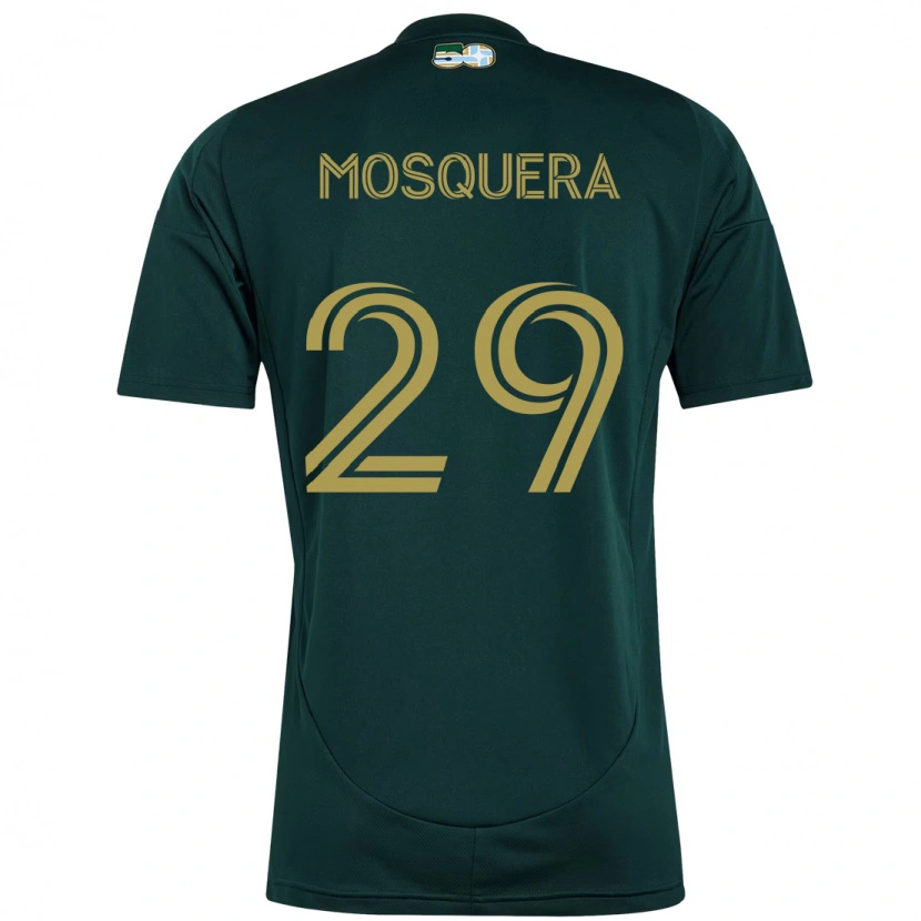 Danxen Barn Juan Mosquera #29 Svart Brun Hemmatröja Matchtröjor 2025/26 Tröjor T-Tröja