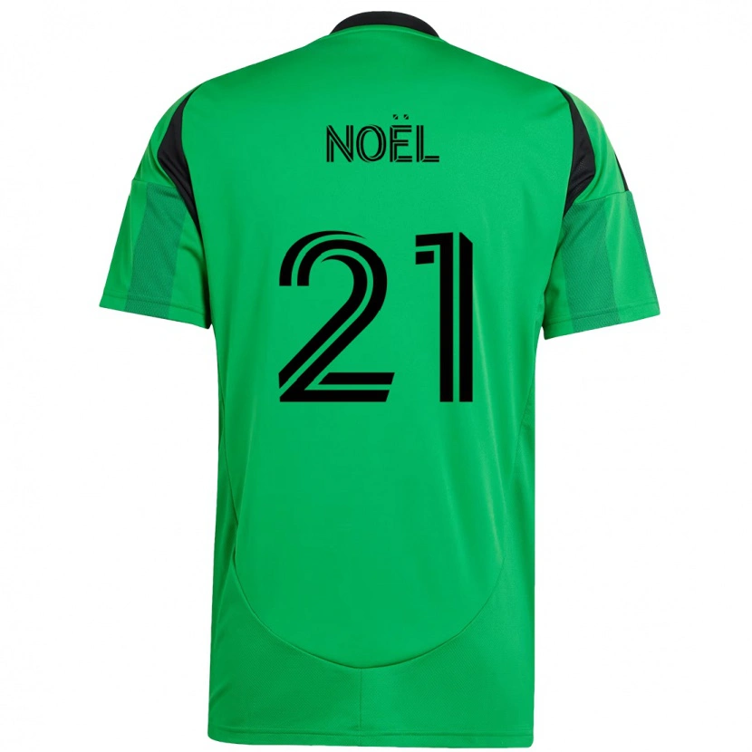 Danxen Barn Valentin Noël #21 Grön Svart Hemmatröja Matchtröjor 2025/26 Tröjor T-Tröja