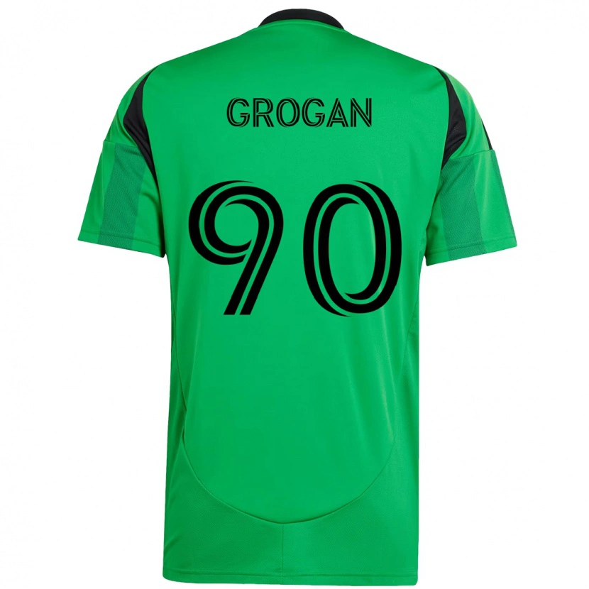 Danxen Barn Peter Grogan #90 Grön Svart Hemmatröja Matchtröjor 2025/26 Tröjor T-Tröja