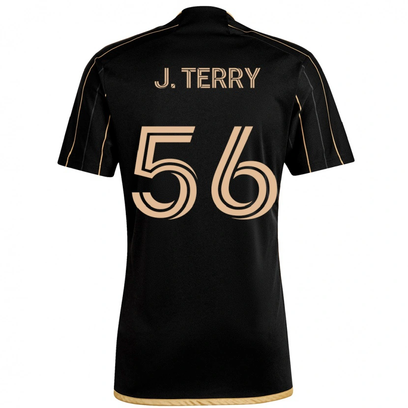 Danxen Barn Jude Terry #56 Svart Brun Hemmatröja Matchtröjor 2025/26 Tröjor T-Tröja