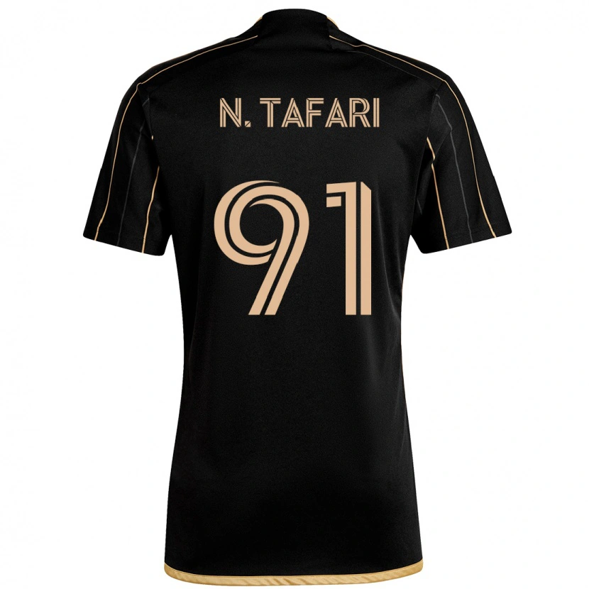 Danxen Barn Nkosi Tafari #91 Svart Brun Hemmatröja Matchtröjor 2025/26 Tröjor T-Tröja
