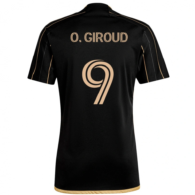Danxen Barn Olivier Giroud #9 Vit Brun Hemmatröja Matchtröjor 2025/26 Tröjor T-Tröja