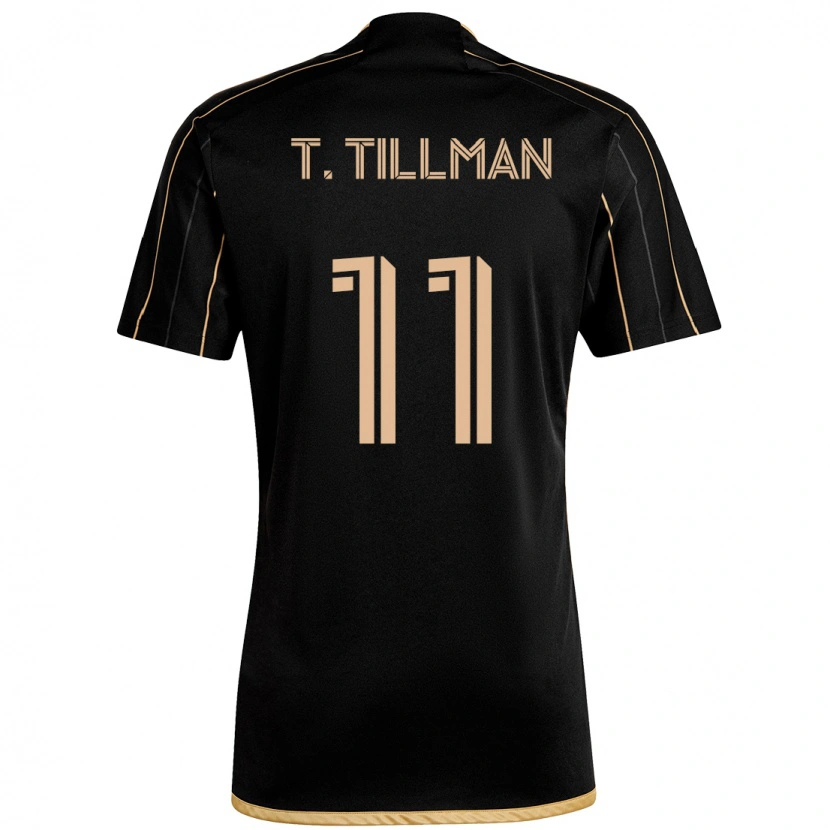 Danxen Barn Timothy Tillman #11 Svart Brun Hemmatröja Matchtröjor 2025/26 Tröjor T-Tröja