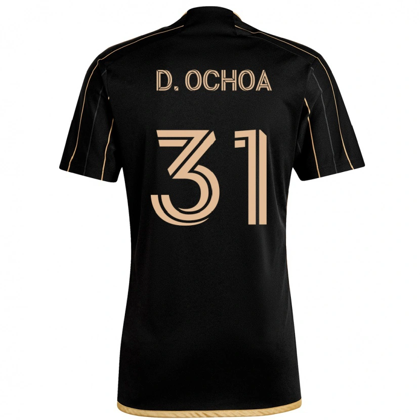 Danxen Barn David Ochoa #31 Svart Brun Hemmatröja Matchtröjor 2025/26 Tröjor T-Tröja