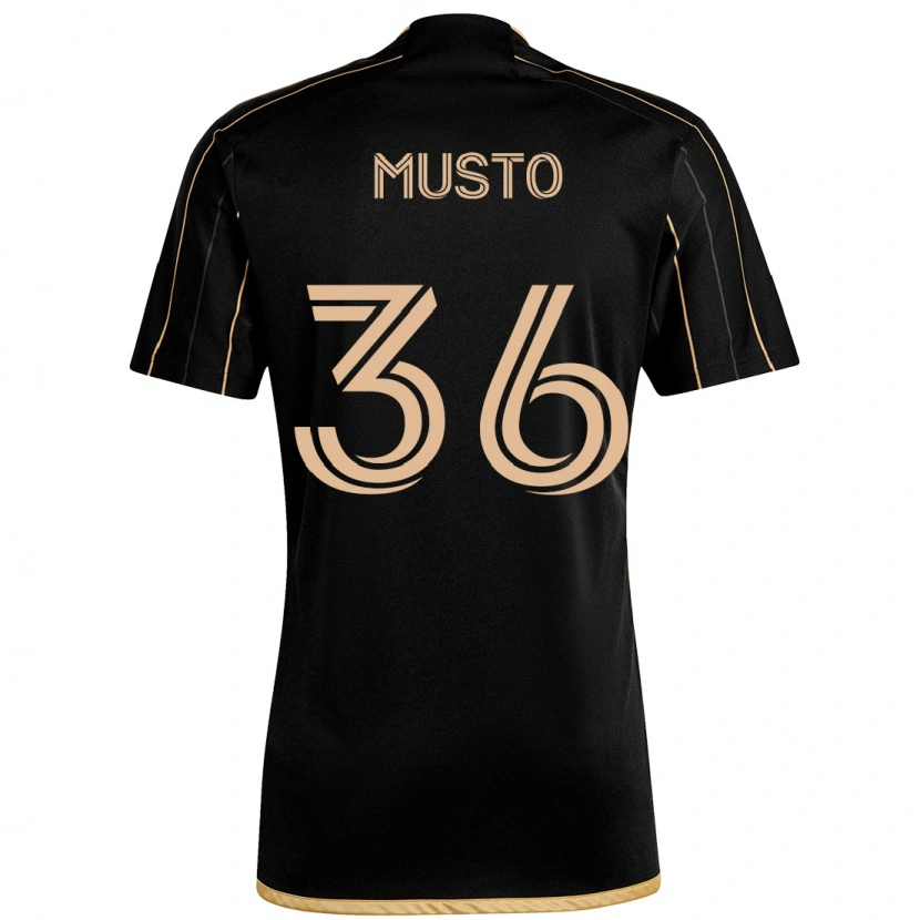 Danxen Barn Tommy Musto #36 Svart Brun Hemmatröja Matchtröjor 2025/26 Tröjor T-Tröja