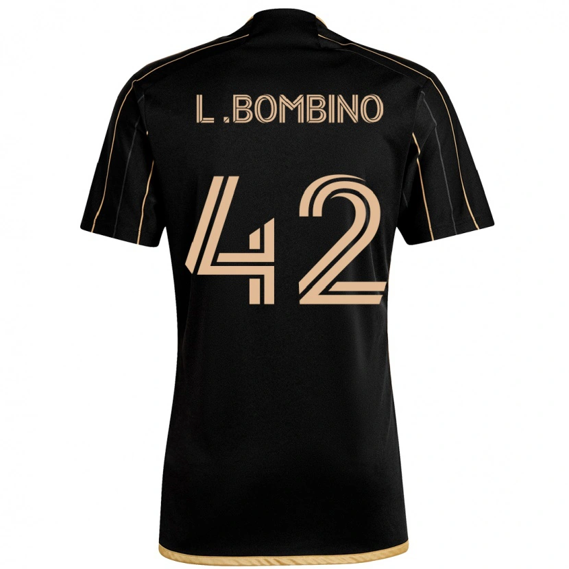 Danxen Barn Luca Bombino #42 Svart Brun Hemmatröja Matchtröjor 2025/26 Tröjor T-Tröja