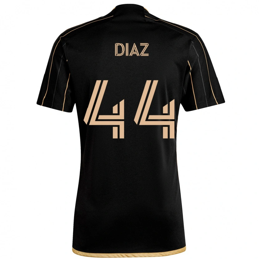 Danxen Barn Christian Díaz #44 Svart Brun Hemmatröja Matchtröjor 2025/26 Tröjor T-Tröja