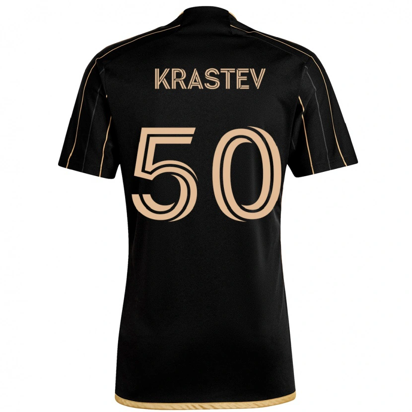 Danxen Barn Filip Krastev #50 Svart Brun Hemmatröja Matchtröjor 2025/26 Tröjor T-Tröja
