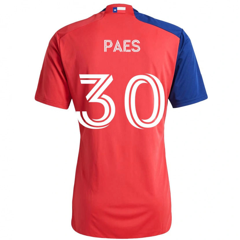 Danxen Barn Maarten Paes #30 Ljusblå Röd Hemmatröja Matchtröjor 2025/26 Tröjor T-Tröja