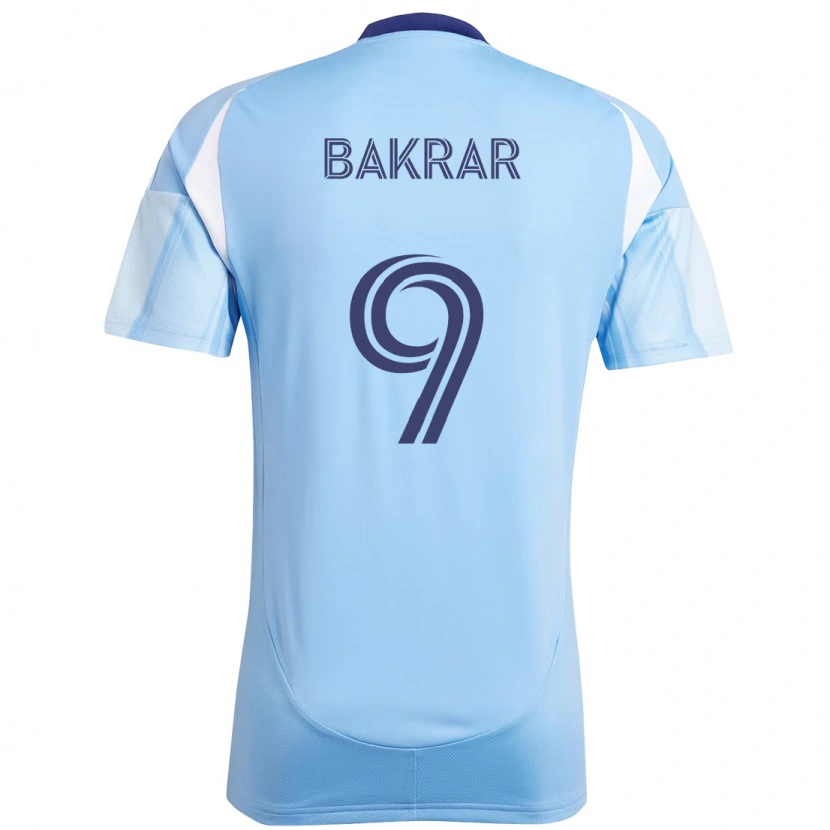 Danxen Barn Monsef Bakrar #9 Ljusblå Hemmatröja Matchtröjor 2025/26 Tröjor T-Tröja