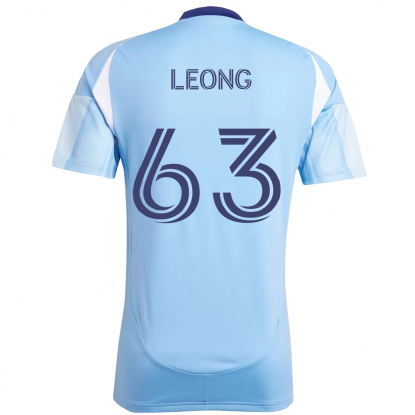 Danxen Barn Matthew Leong #63 Ljusblå Hemmatröja Matchtröjor 2025/26 Tröjor T-Tröja