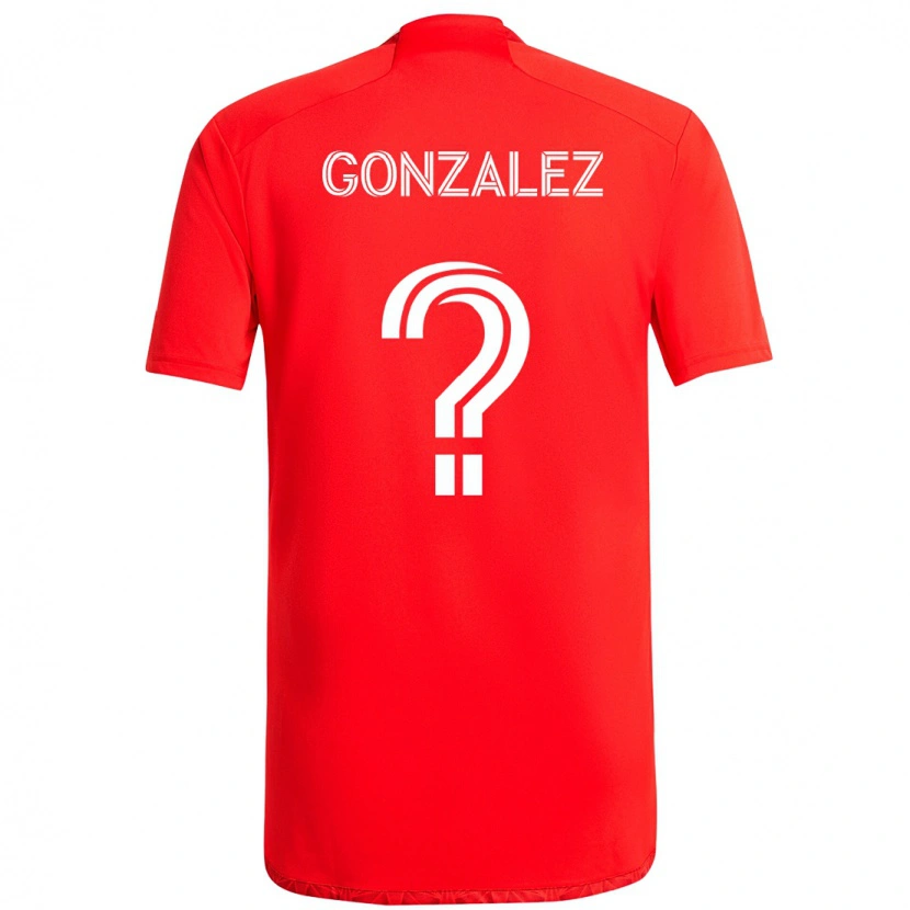 Danxen Barn Omar González #0 Röd Vit Hemmatröja Matchtröjor 2025/26 Tröjor T-Tröja