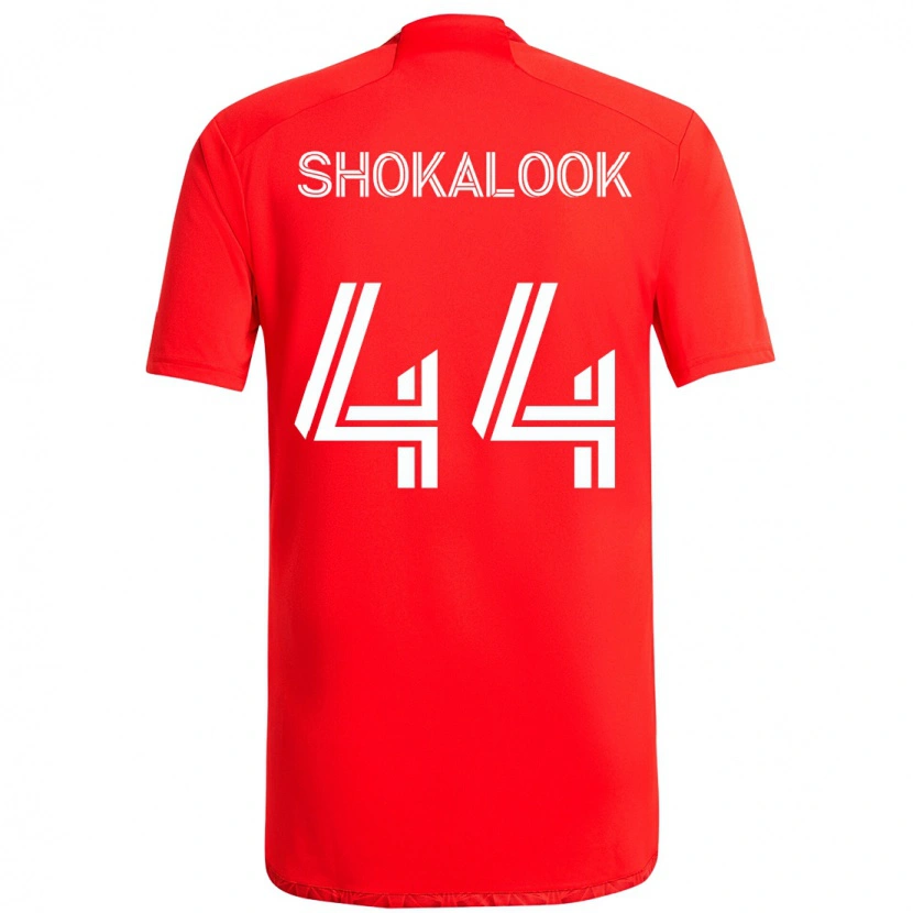 Danxen Barn Jason Shokalook #44 Röd Vit Hemmatröja Matchtröjor 2025/26 Tröjor T-Tröja