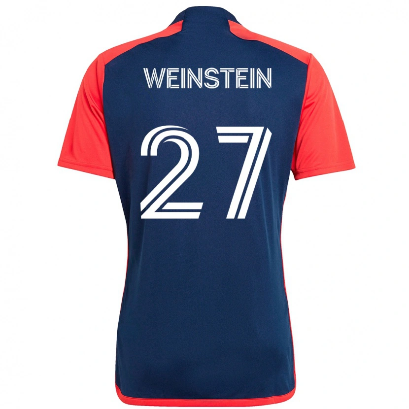 Danxen Barn Max Weinstein #27 Vit Blå Hemmatröja Matchtröjor 2025/26 Tröjor T-Tröja