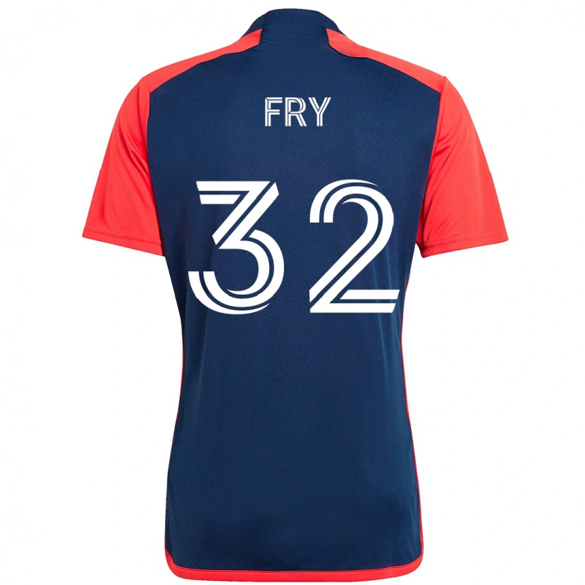 Danxen Barn Malcolm Fry #32 Vit Blå Hemmatröja Matchtröjor 2025/26 Tröjor T-Tröja