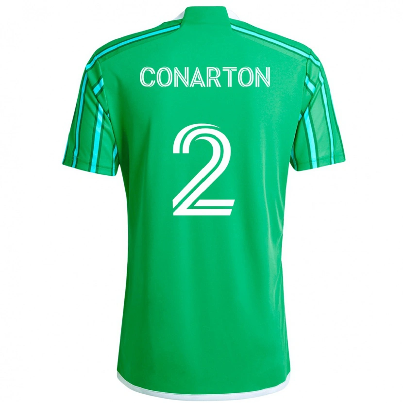 Danxen Barn Alyssa Conarton #2 Grön Vit Hemmatröja Matchtröjor 2025/26 Tröjor T-Tröja