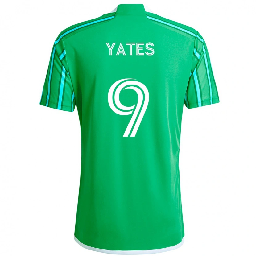 Danxen Barn Summer Yates #9 Grön Vit Hemmatröja Matchtröjor 2025/26 Tröjor T-Tröja