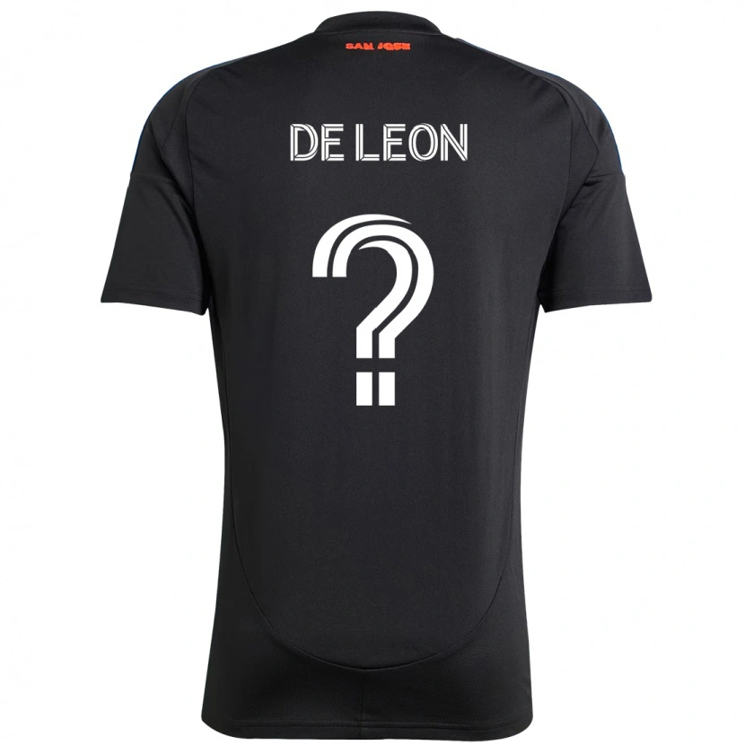 Danxen Barn Brandon De Leon #0 Svart Mörkblå Hemmatröja Matchtröjor 2025/26 Tröjor T-Tröja