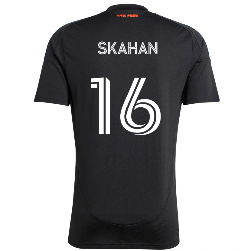 Danxen Barn Jack Skahan #16 Svart Mörkblå Hemmatröja Matchtröjor 2025/26 Tröjor T-Tröja