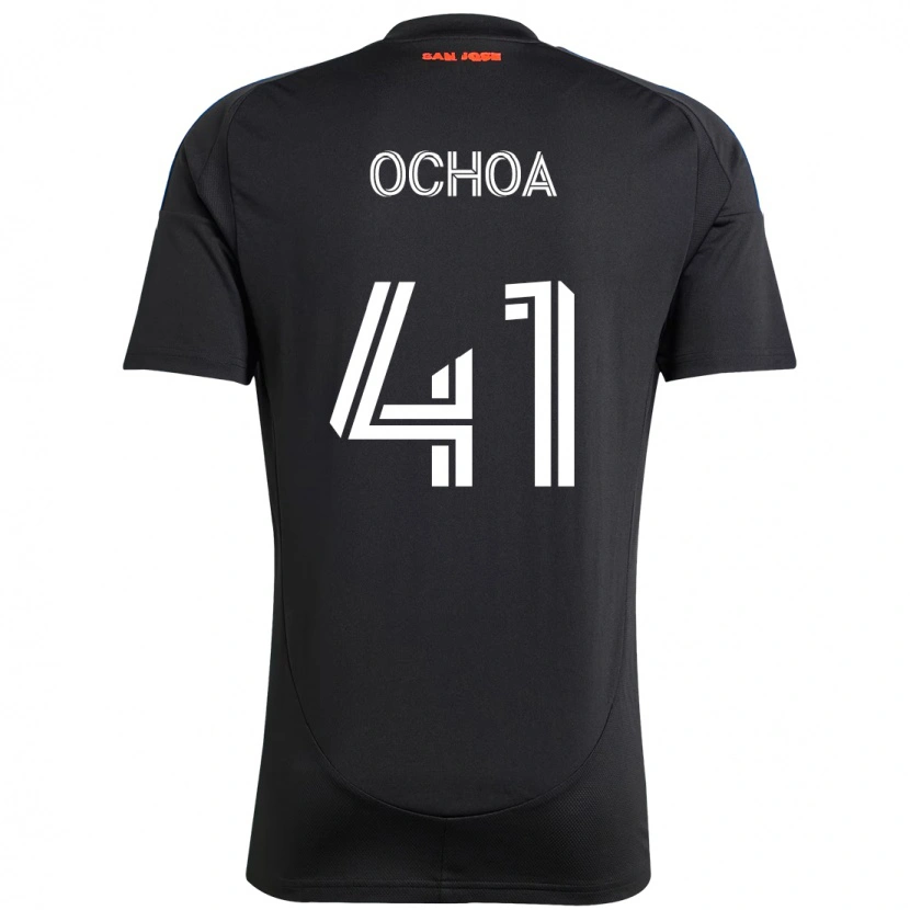 Danxen Barn Emmanuel Ochoa #41 Svart Mörkblå Hemmatröja Matchtröjor 2025/26 Tröjor T-Tröja