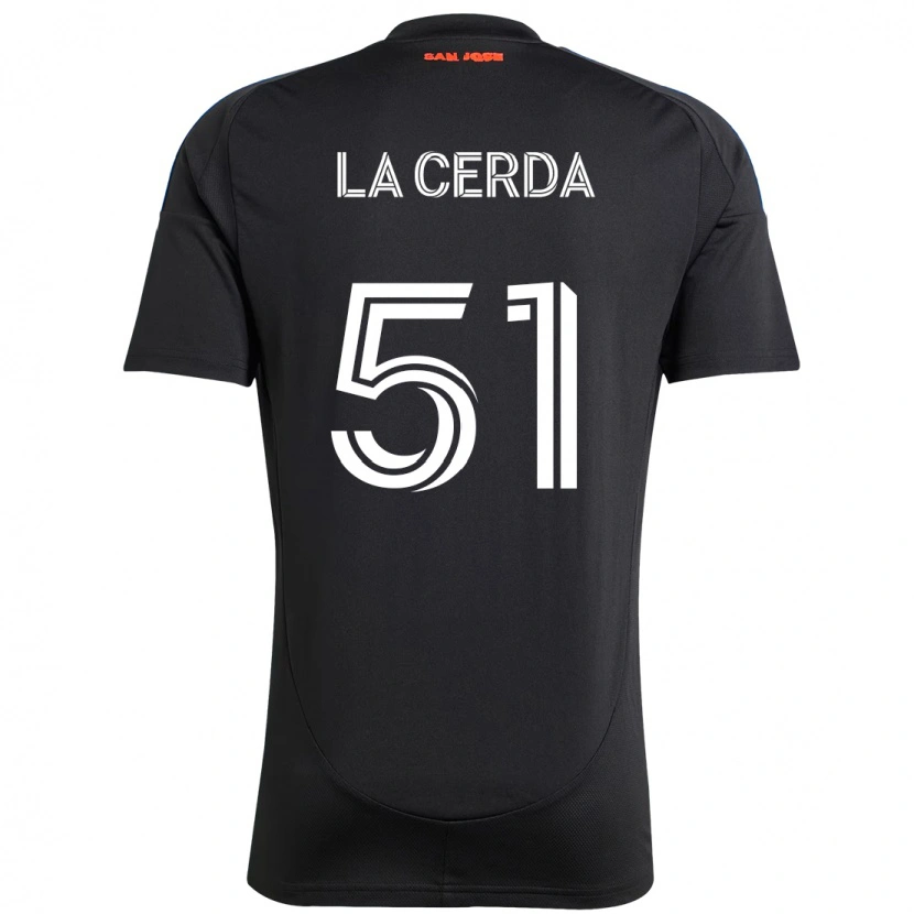 Danxen Barn Eric De La Cerda #51 Svart Mörkblå Hemmatröja Matchtröjor 2025/26 Tröjor T-Tröja
