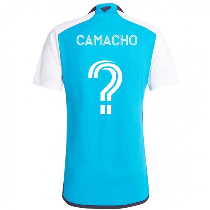 Danxen Barn Jaydus Camacho #0 Himmelsblå Vit Hemmatröja Matchtröjor 2025/26 Tröjor T-Tröja
