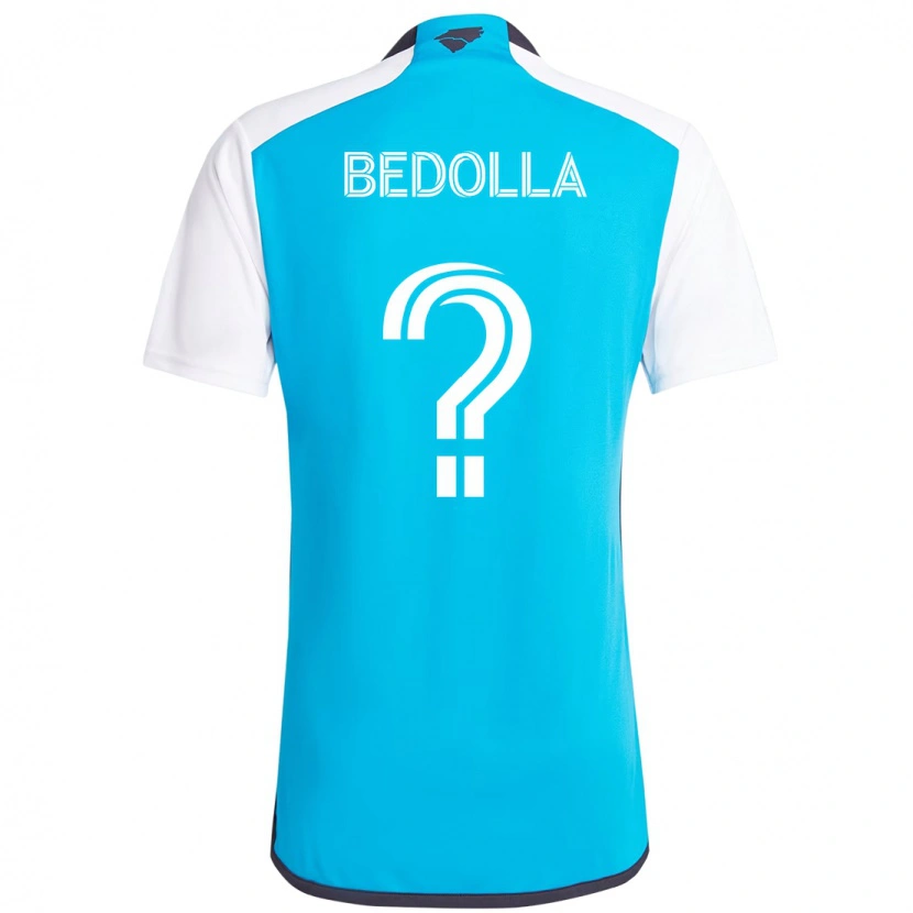 Danxen Barn Brando Bedolla #0 Himmelsblå Vit Hemmatröja Matchtröjor 2025/26 Tröjor T-Tröja