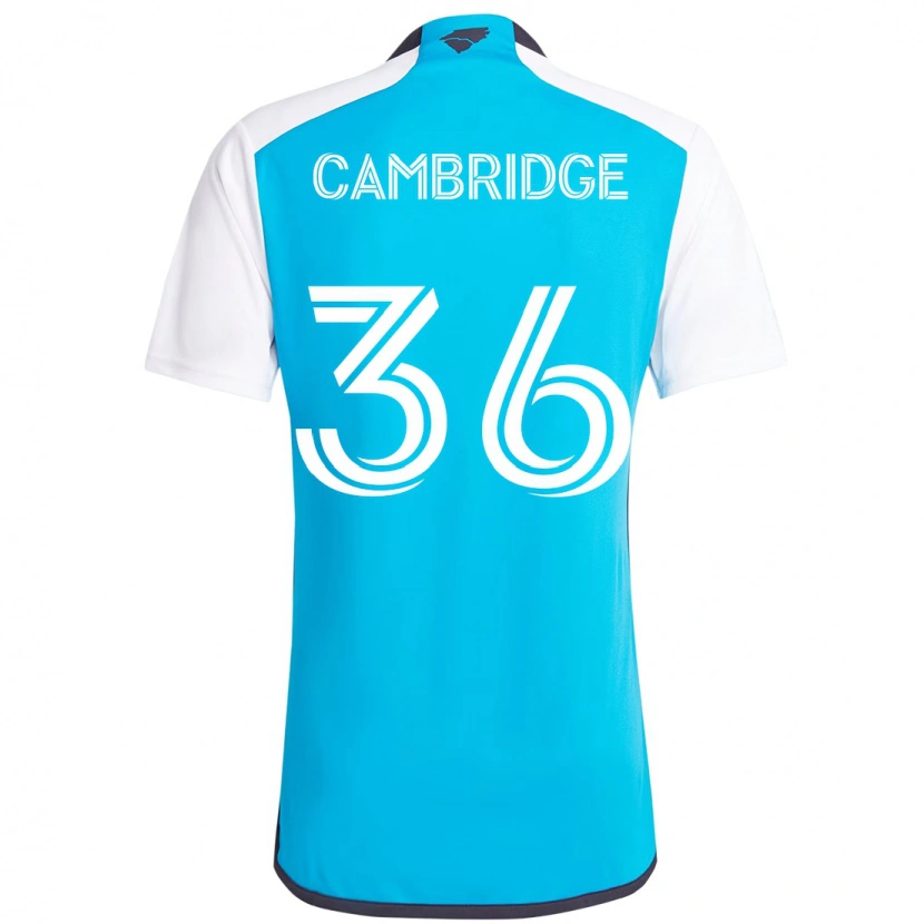 Danxen Barn Brandon Cambridge #36 Himmelsblå Vit Hemmatröja Matchtröjor 2025/26 Tröjor T-Tröja