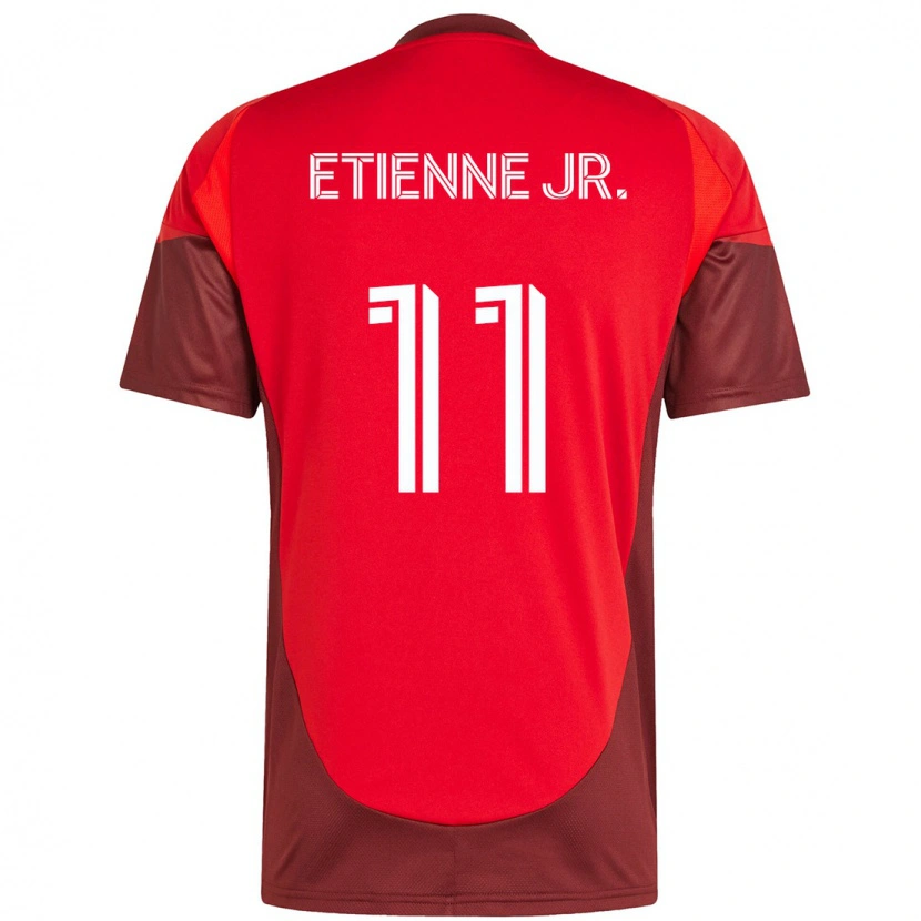 Danxen Barn Derrick Etienne Jr. #11 Röd Vit Hemmatröja Matchtröjor 2025/26 Tröjor T-Tröja