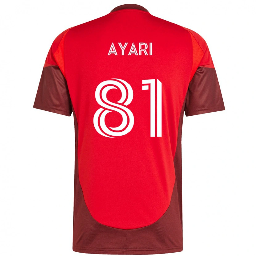 Danxen Barn Hassan Ayari #81 Röd Vit Hemmatröja Matchtröjor 2025/26 Tröjor T-Tröja