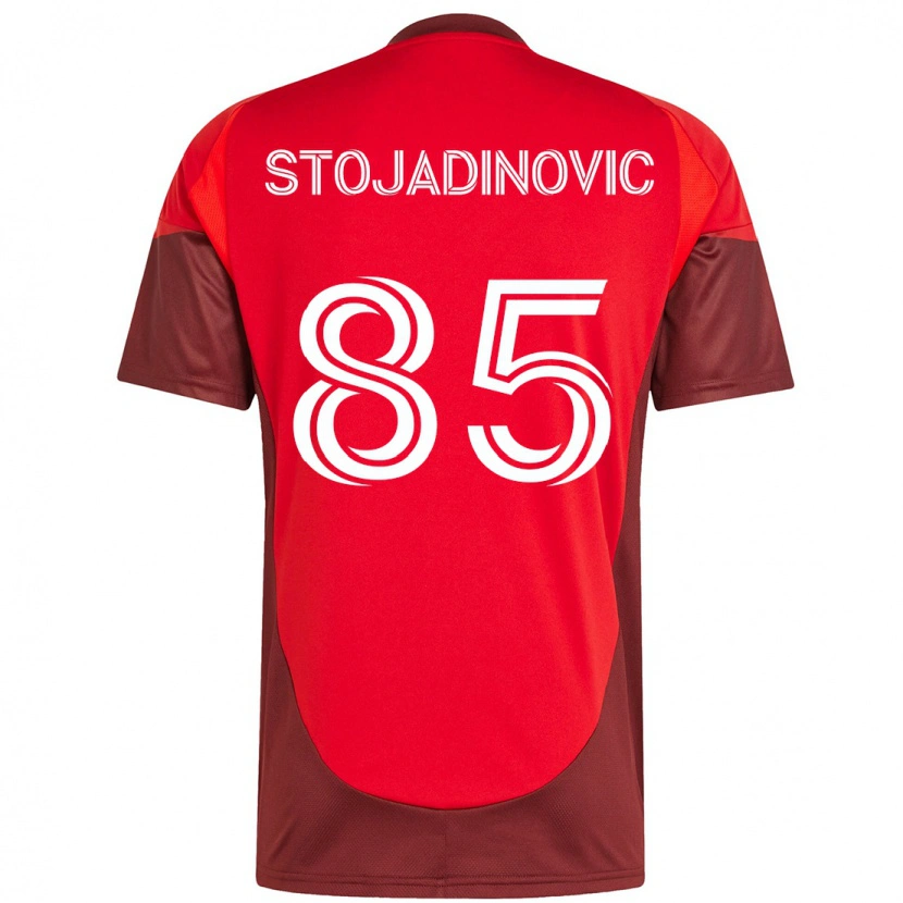 Danxen Barn Marko Stojadinovic #85 Röd Vit Hemmatröja Matchtröjor 2025/26 Tröjor T-Tröja