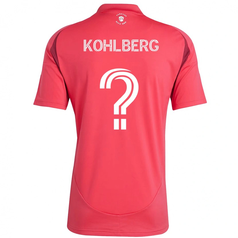 Danxen Barn Andrew Kohlberg #0 Magenta Vit Hemmatröja Matchtröjor 2025/26 Tröjor T-Tröja