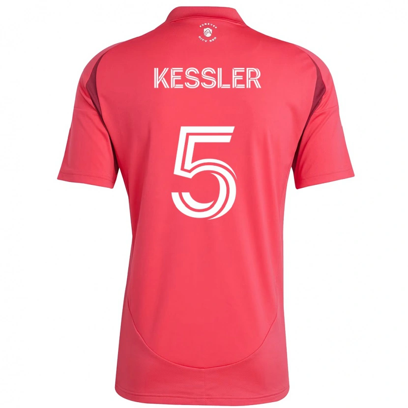 Danxen Barn Henry Kessler #5 Magenta Vit Hemmatröja Matchtröjor 2025/26 Tröjor T-Tröja