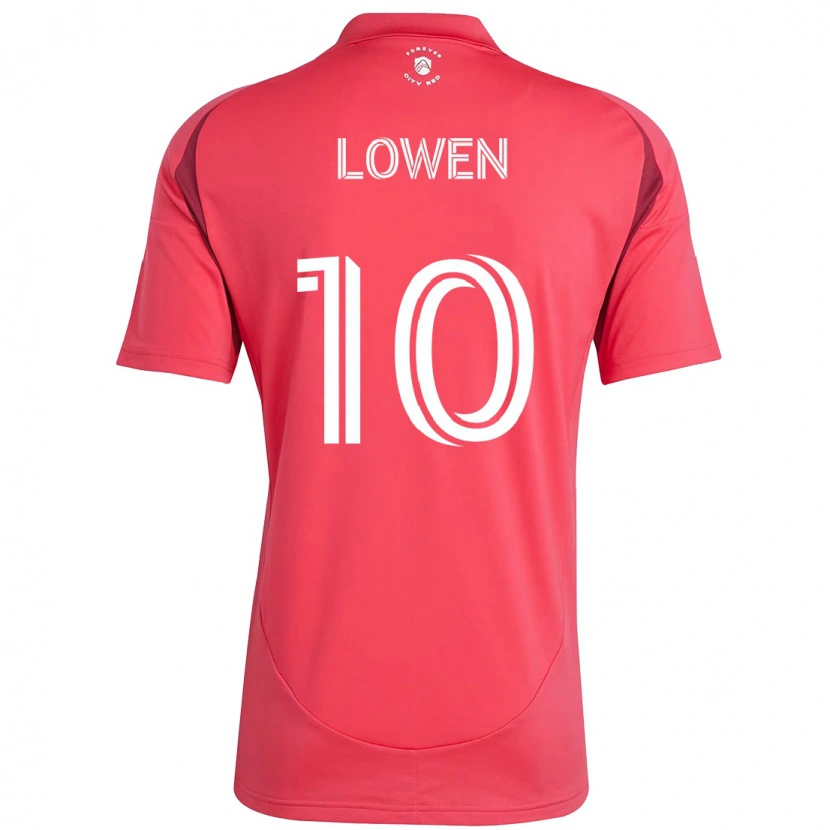 Danxen Barn Eduard Löwen #10 Magenta Vit Hemmatröja Matchtröjor 2025/26 Tröjor T-Tröja