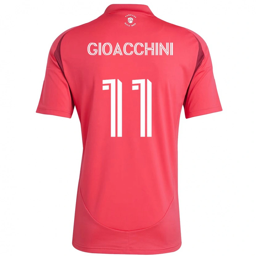 Danxen Barn Nicholas Gioacchini #11 Vit Magenta Hemmatröja Matchtröjor 2025/26 Tröjor T-Tröja