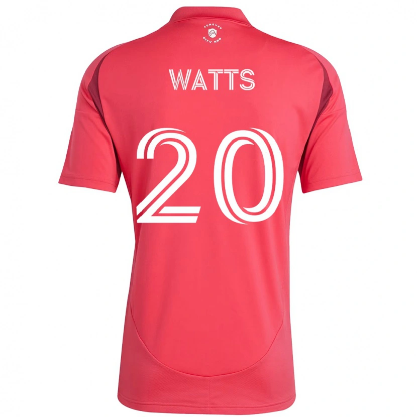 Danxen Barn Akil Watts #20 Magenta Vit Hemmatröja Matchtröjor 2025/26 Tröjor T-Tröja