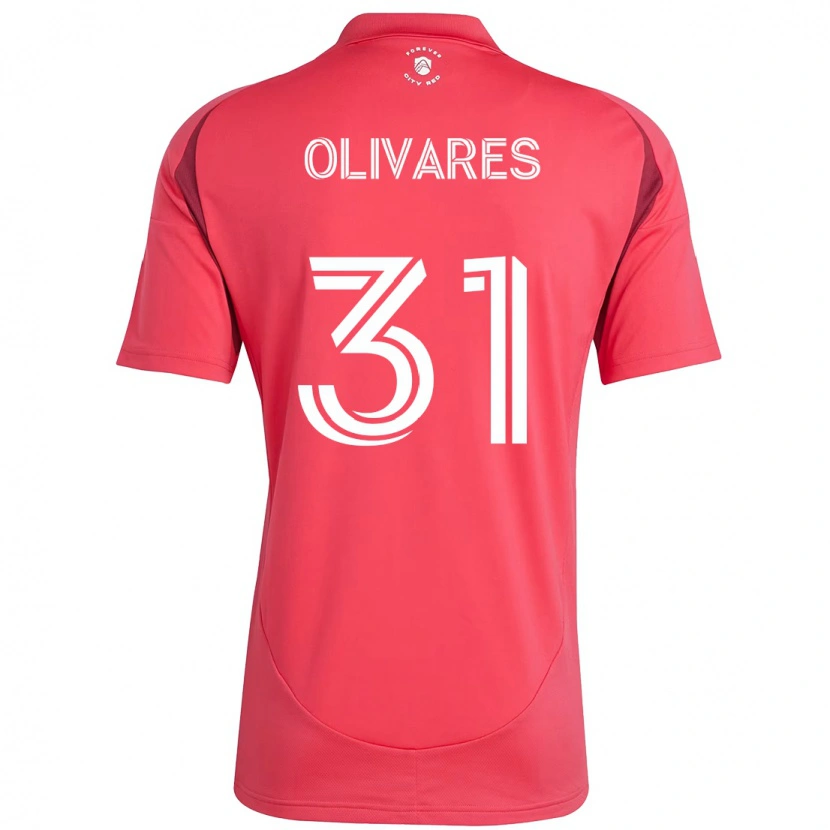 Danxen Barn Christian Olivares #31 Magenta Vit Hemmatröja Matchtröjor 2025/26 Tröjor T-Tröja