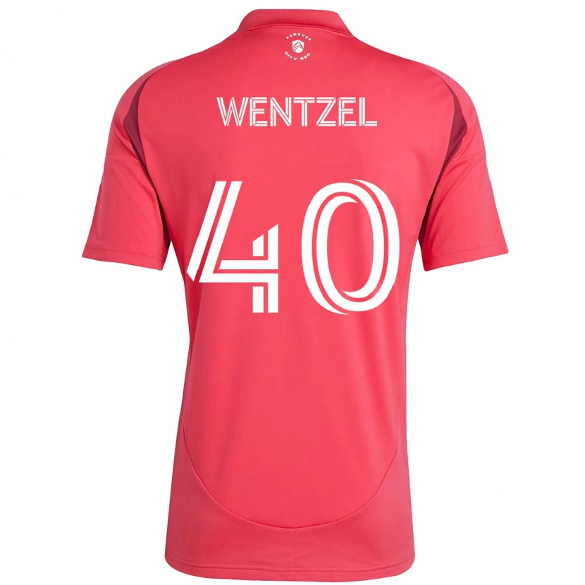 Danxen Barn Michael Wentzel #40 Vit Magenta Hemmatröja Matchtröjor 2025/26 Tröjor T-Tröja