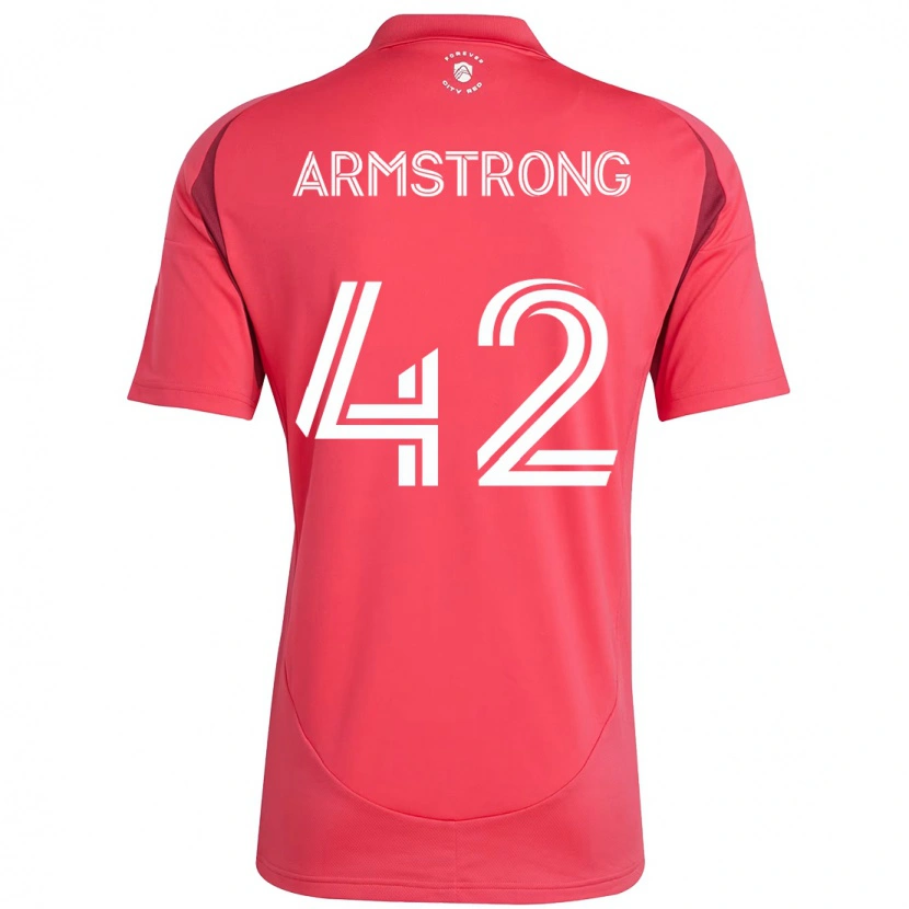 Danxen Barn Ezra Armstrong #42 Vit Magenta Hemmatröja Matchtröjor 2025/26 Tröjor T-Tröja