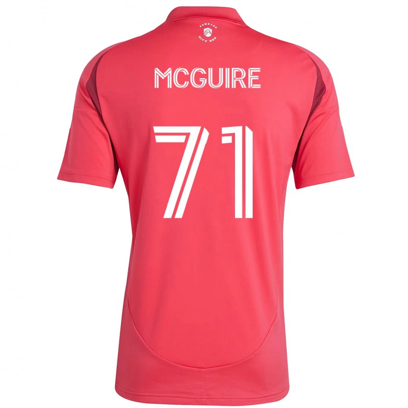 Danxen Barn Nolan Mcguire #71 Magenta Vit Hemmatröja Matchtröjor 2025/26 Tröjor T-Tröja