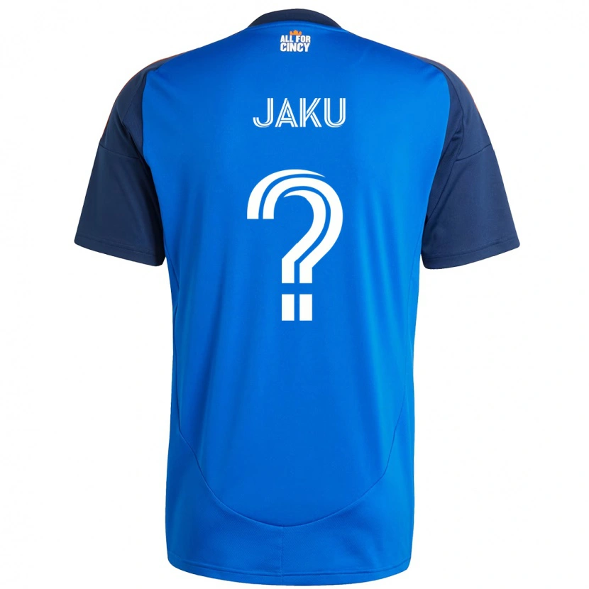 Danxen Barn John Jaku #0 Vit Blå Orange Hemmatröja Matchtröjor 2025/26 Tröjor T-Tröja